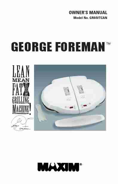 George Foreman Kitchen Grill GR44VTCAN-page_pdf